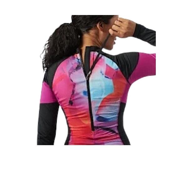 Women’s Sea-Doo Women’s One-piece-suit Rash guard Violet SIZE LARGE NEW in pkg - Picture 2 of 7